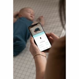 Chytrá ponožka Owlet Smart Sock 3 a Kamera Owlet Cam 2 tmavě zelená