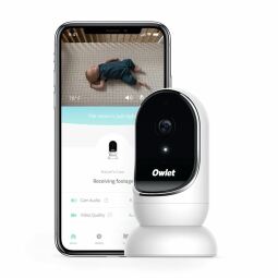 Chytrá ponožka Owlet Smart Sock 3 a Kamera Owlet Cam 2 tmavě zelená
