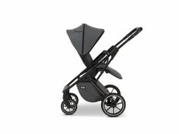 Kočárek Moon PIÚ black chrome - Anthrazit
