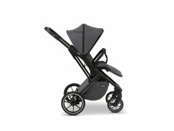 Kočárek Moon PIÚ black chrome - Anthrazit