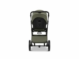 Kočárek Moon PIÚ Black Matt - Moss Green