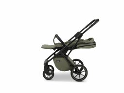 Kočárek Moon PIÚ Black Matt - Moss Green