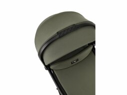 Kočárek Moon PIÚ Black Matt - Moss Green