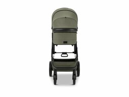 Kočárek Moon PIÚ Black Matt - Moss Green