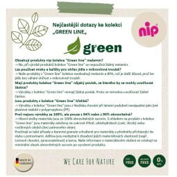 NIP GREEN line snackbox 2v1, 1ks, green
