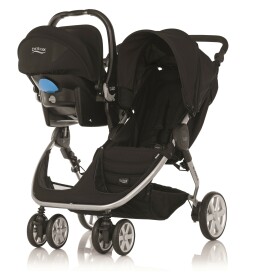 Kočárek pro dvojčata BRITAX RÖMER B-Agile Double,Cosmos Black