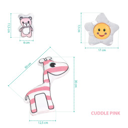 Hrací deka comfort, Cuddle Pink