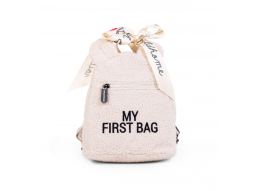 Dětský batoh My First Bag Teddy Off White