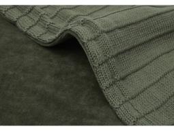 Deka pletená / fleece 75x100 cm Pure Knit Leaf Green