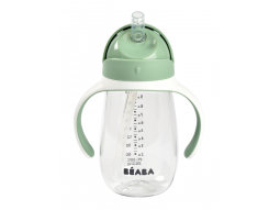 Hrnek s brčkem 300ml Sage Green