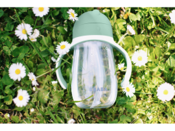 Hrnek s brčkem 300ml Sage Green