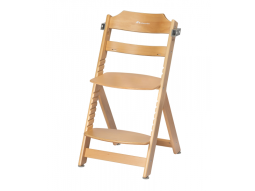 Timba židlička rostoucí Natural Wood s podložkou