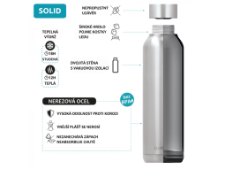 Nerezová termoláhev Solid Pride 630 ml