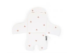 Sedací podložka do židličky Evolu Jersey Hearts