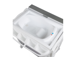 Přebalovací pult s vaničkou Rosie Mineral Grey