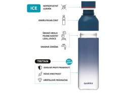 Plastová láhev Ice Kids s poutkem Happy 430 ml