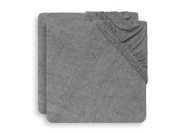 Potah na přebalovací podložku 50x70cm 2 ks froté Storm Grey