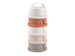 Sada kelímků na sušené mléko / svačinu Cotton White / Terracotta