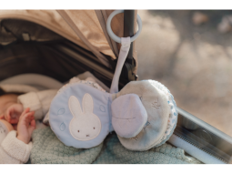 Závěsná textilní knížka králíček Miffy Lucky Leaves
