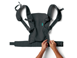 Nosítko Flip 4v1 Light & Airy Convertible Dark Grey