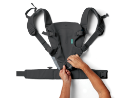 Nosítko Flip 4v1 Light & Airy Convertible Dark Grey
