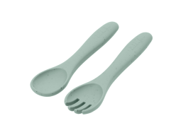 Příbor 2-dílný Platinum Silicone Sage