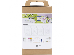 Kreativní sada Craft Kit Colouring Butterfly & Robot
