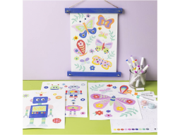 Kreativní sada Craft Kit Colouring Butterfly & Robot