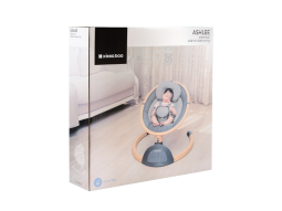 Houpací lehátko elektrické Ashlee Dark Grey