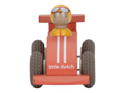 Závodní autíčka na setrvačník dřevěná