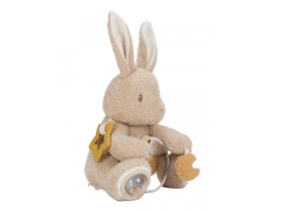 Králíček plyšový s aktivitami Newborn Naturals