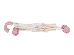 Kočárek pro panenky golfky skládací Soft Flowers