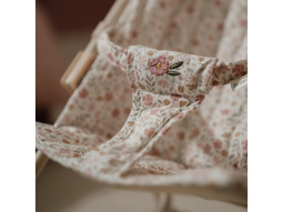 Kočárek pro panenky golfky skládací Soft Flowers