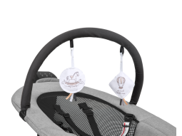 Houpací lehátko elektrické Zazu Grey