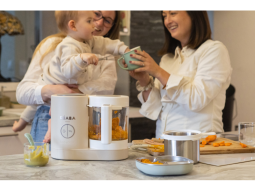 Parní vařič + mixér BABYCOOK Neo Clay Earth