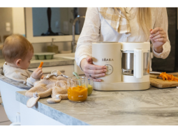 Parní vařič + mixér BABYCOOK Neo Clay Earth
