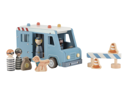 Policejní dodávka dřevěná