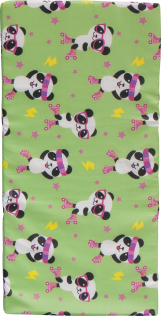 Matrace do postýlky Scarlett Panda 120 x 60 x 5,2 cm - zelená