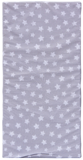 Molitanová matrace do postýlky Scarlett Hvězdička - šedá, 120 x 60 x 6 cm