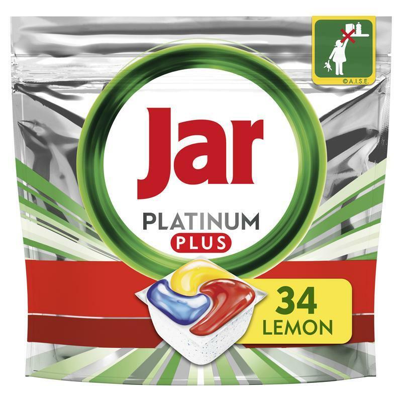 معتوه عصا شكل  JAR Tablety do myčky Platinum Plus Quickwash 34 Ks - BabyBoo