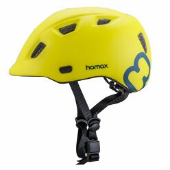 Cyklohelma Thundercap zelená / modré pásiky 52-57