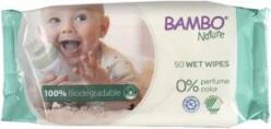 BAMBO Nature Biodegradibilní vlhčené ubrousky, 50 ks