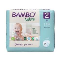 BAMBO Nature Jednorázové pleny 2, 30 ks, 3-6 kg