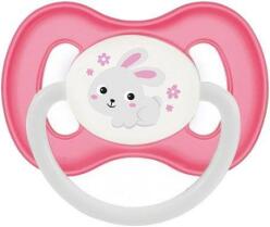 Dudlík kaučukový třešinka 6-18m Bunny & Company - růžová