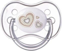Dudlík silikonový symetrický 0-6m Newborn Baby - béžová