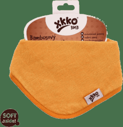 KIKKO Bambusový slintáček/šátek Colours (1 ks) – orange