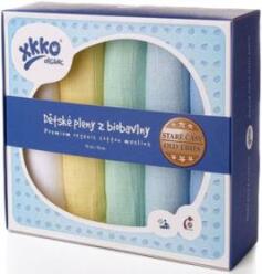 KIKKO Dětské pleny z biobavlny Staré časy 70x70 (5 ks) – pastels pro kluky