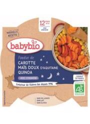 BABYBIO Večerní menu mrkev a sladká kukuřice s quinoa 230 g