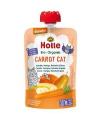 HOLLE Carrot Cat Bio pyré mrkev mango banán hruška 100g (6+)