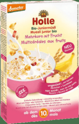 HOLLE Organické junior müsli vícezrnné s ovocem, 250g